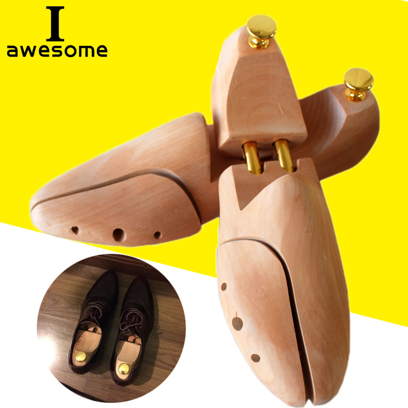 Shoe Tree Cedar - 1 Pair Wood Adjustable Shoe Trees