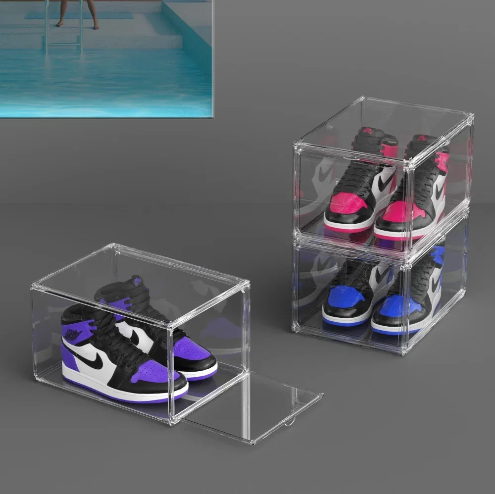 Assembled Double-door Storage  - Shoe Box Display ulasan dan harga