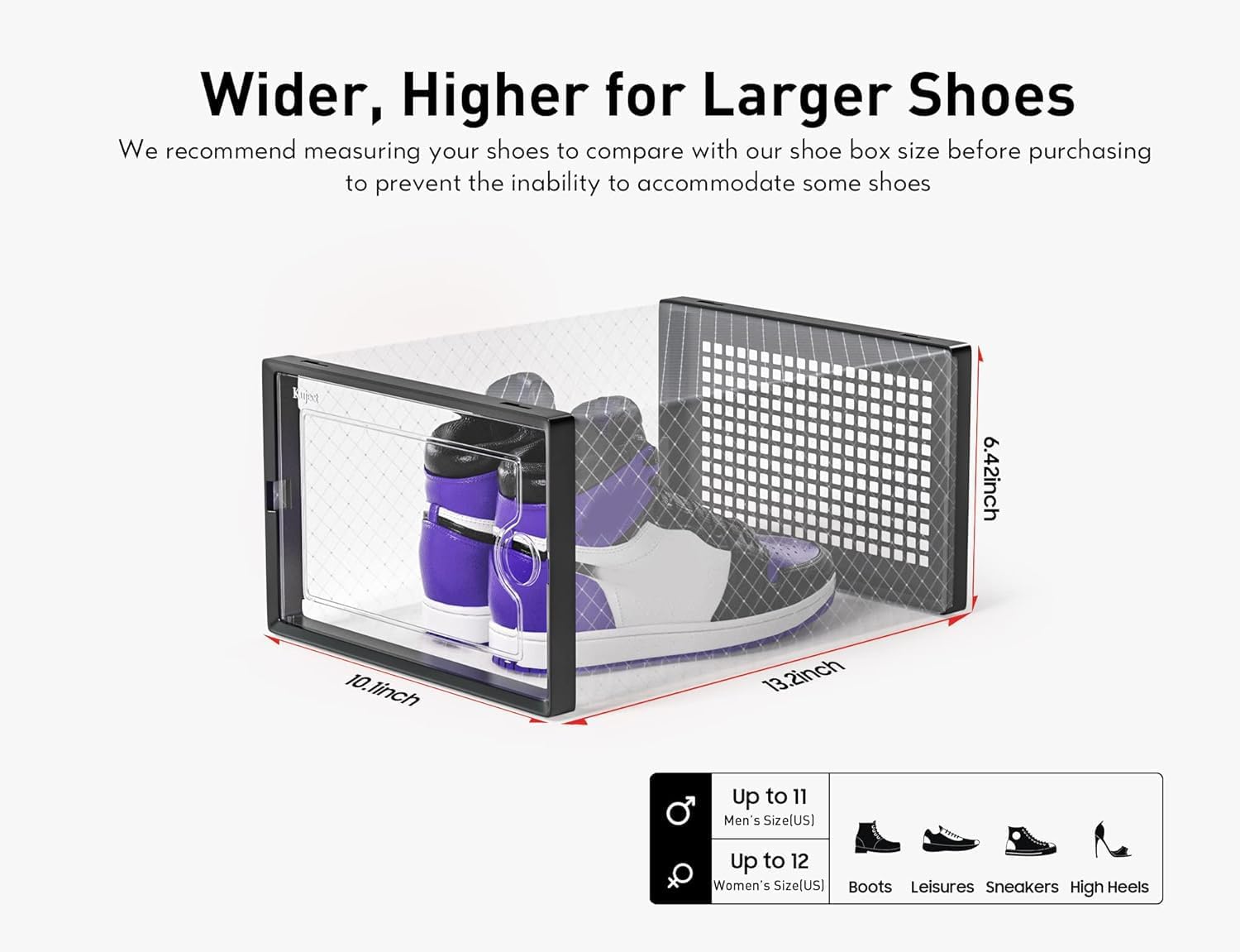 12 Pack Clear Plastic Shoe Sto - Shoe Box Display ulasan dan harga