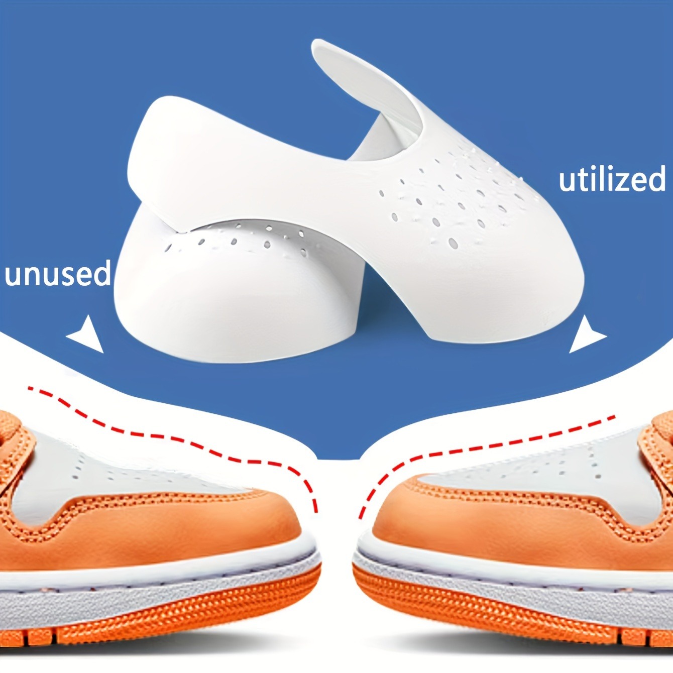 4 PCS Anti-Wrinkle Shoe Shield - Sneaker Care Crease Protector ulasan dan harga
