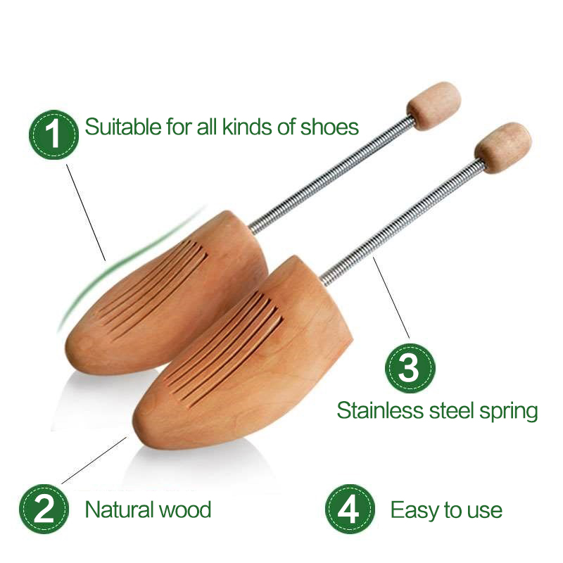 1 Pair Wooden Shoe Tree Unisex - Shoe Tree Cedar ulasan dan harga