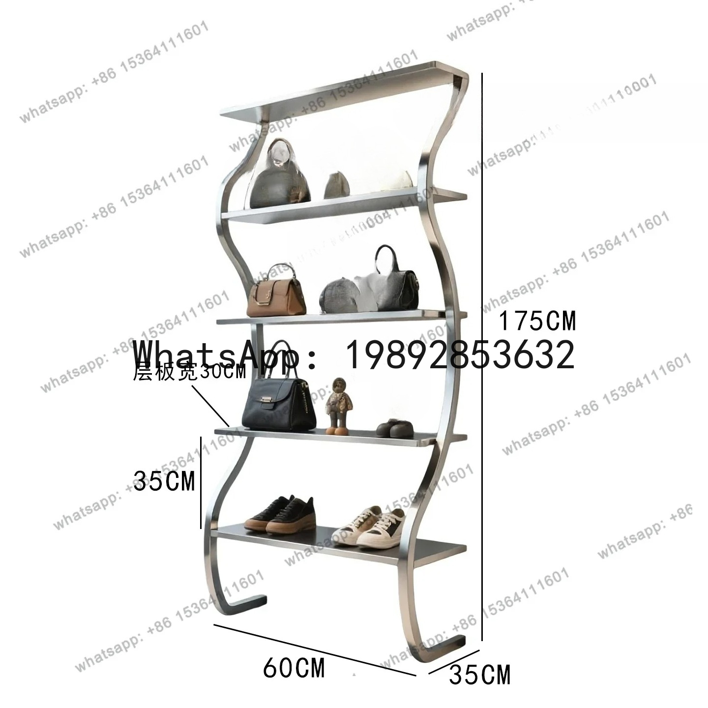 CC Clothing Store Display Rack - Shoe Box Display ulasan dan harga