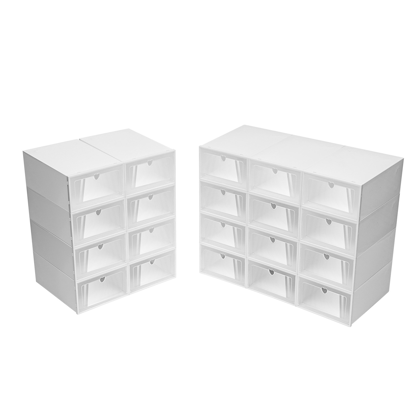 20 Transparent Pp Shoe Boxes,  - Shoe Box Display ulasan dan harga