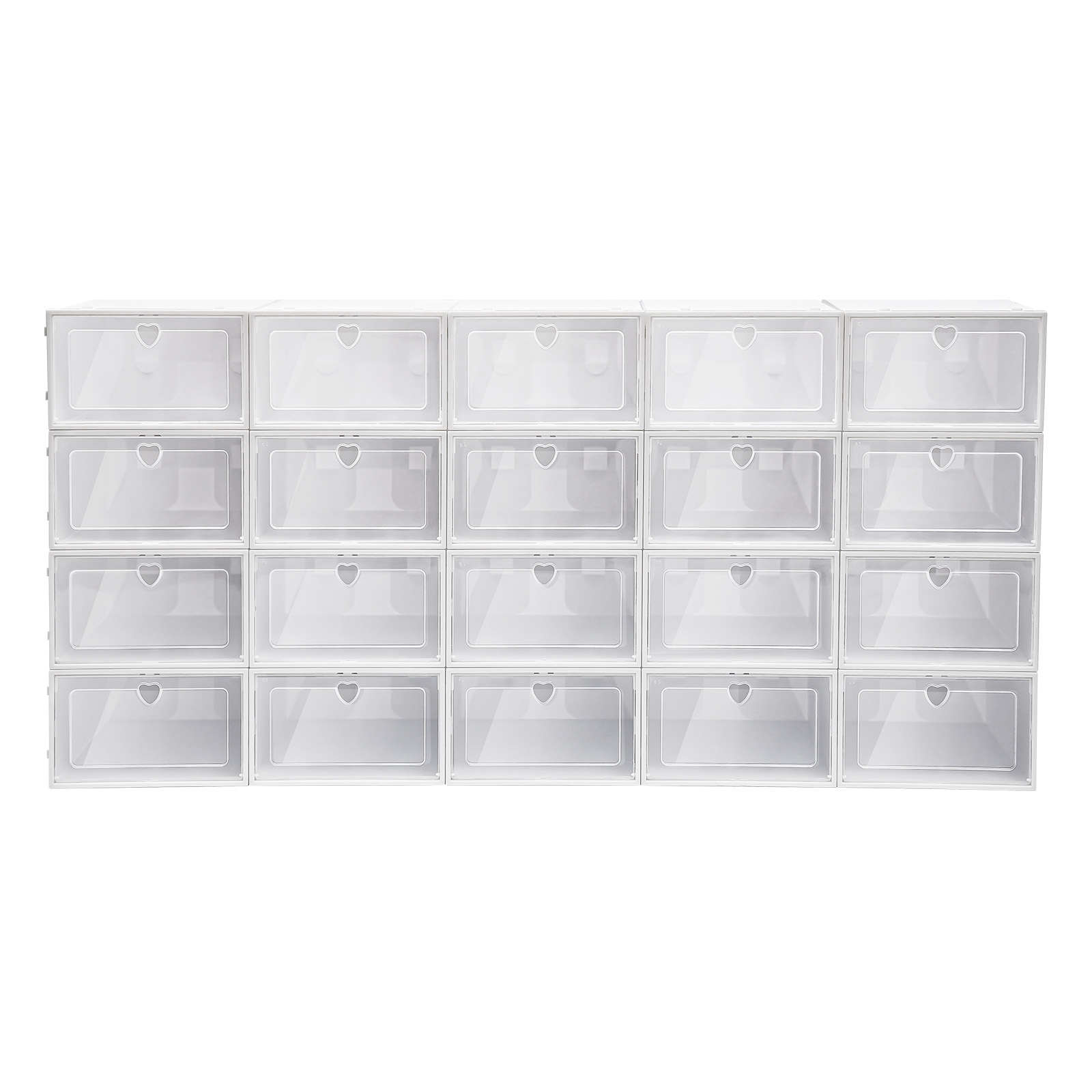 20 Transparent Pp Shoe Boxes,  - Shoe Box Display ulasan dan harga
