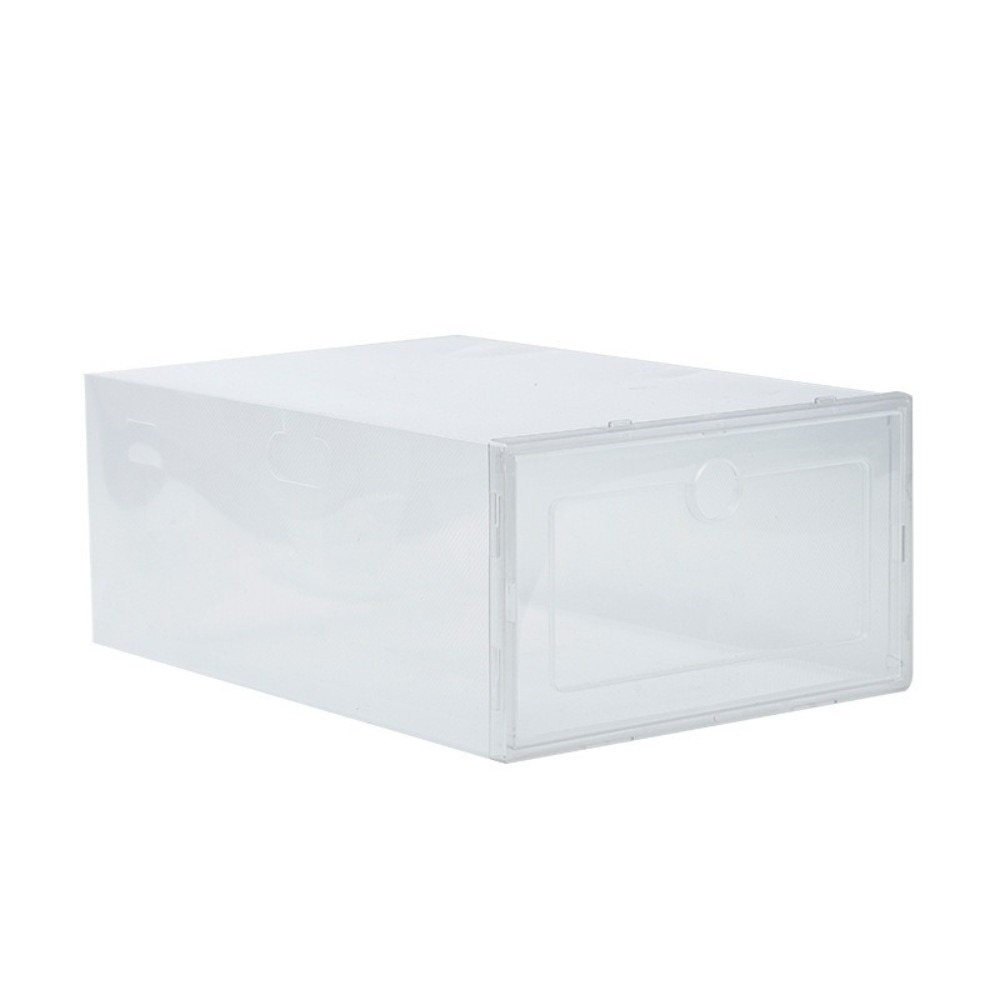 Portable Transparent Shoe Boxe - Shoe Box Display ulasan dan harga