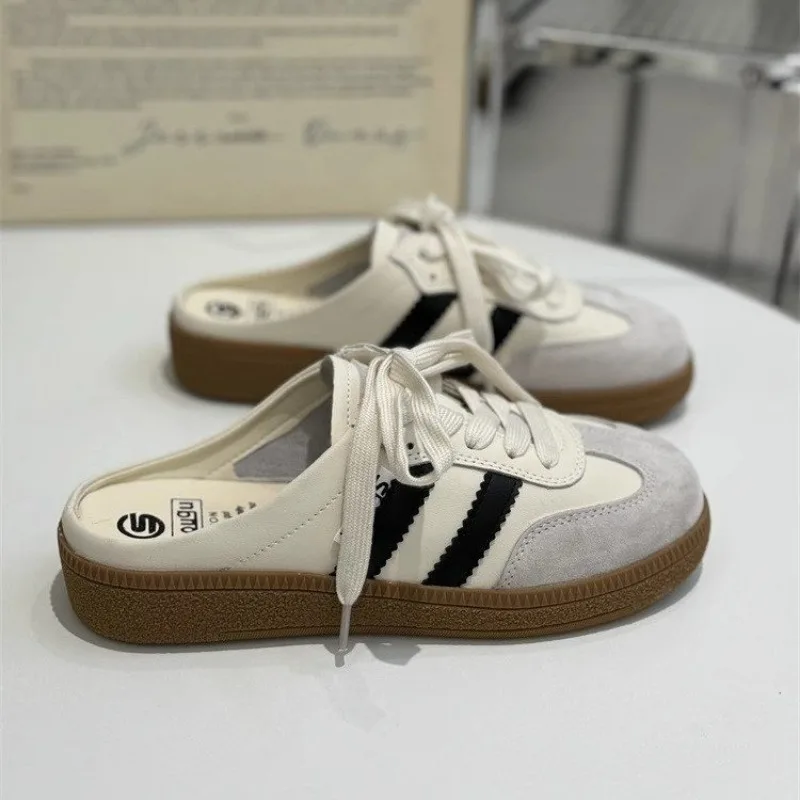 Women Mules Shoes Sports Round - Sneaker Care Set ulasan dan harga