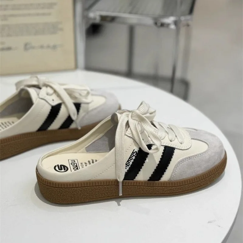 Women Mules Shoes Sports Round - Sneaker Care Set ulasan dan harga