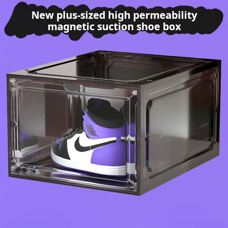 Acrylic shoe box transparent p - Shoe Box Display ulasan dan harga